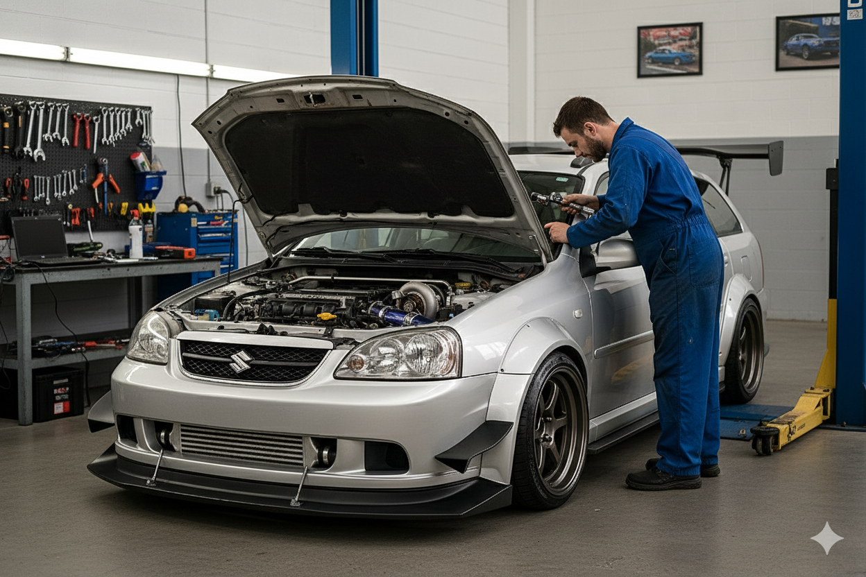 BR코리아의 정밀 튜닝 작업